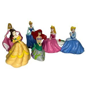 Disney Princess Decopac PVC Figurines Set of 5 Cake Topper Toys